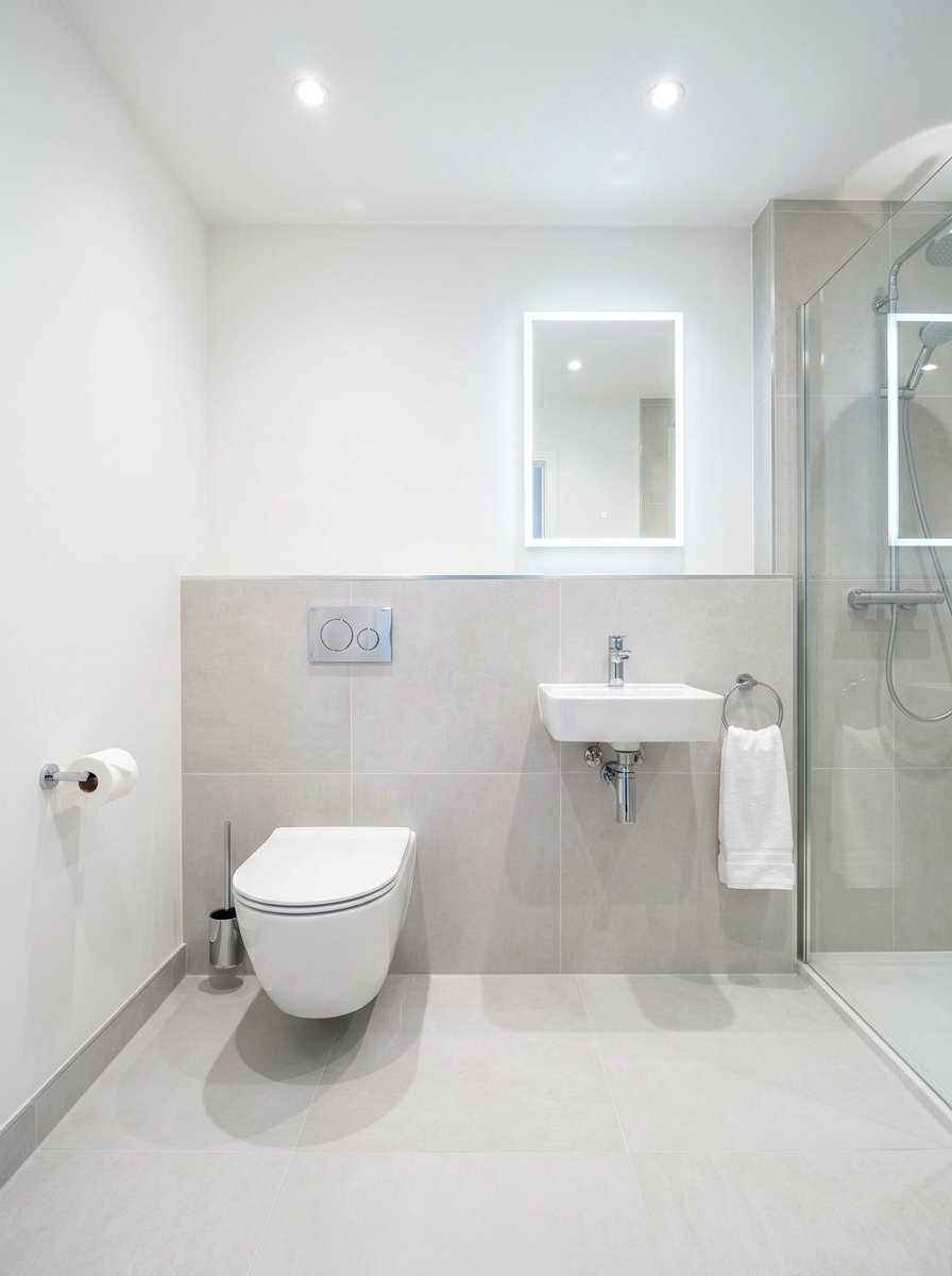 Wall Hung Toilet - 30 small bathroom ideas