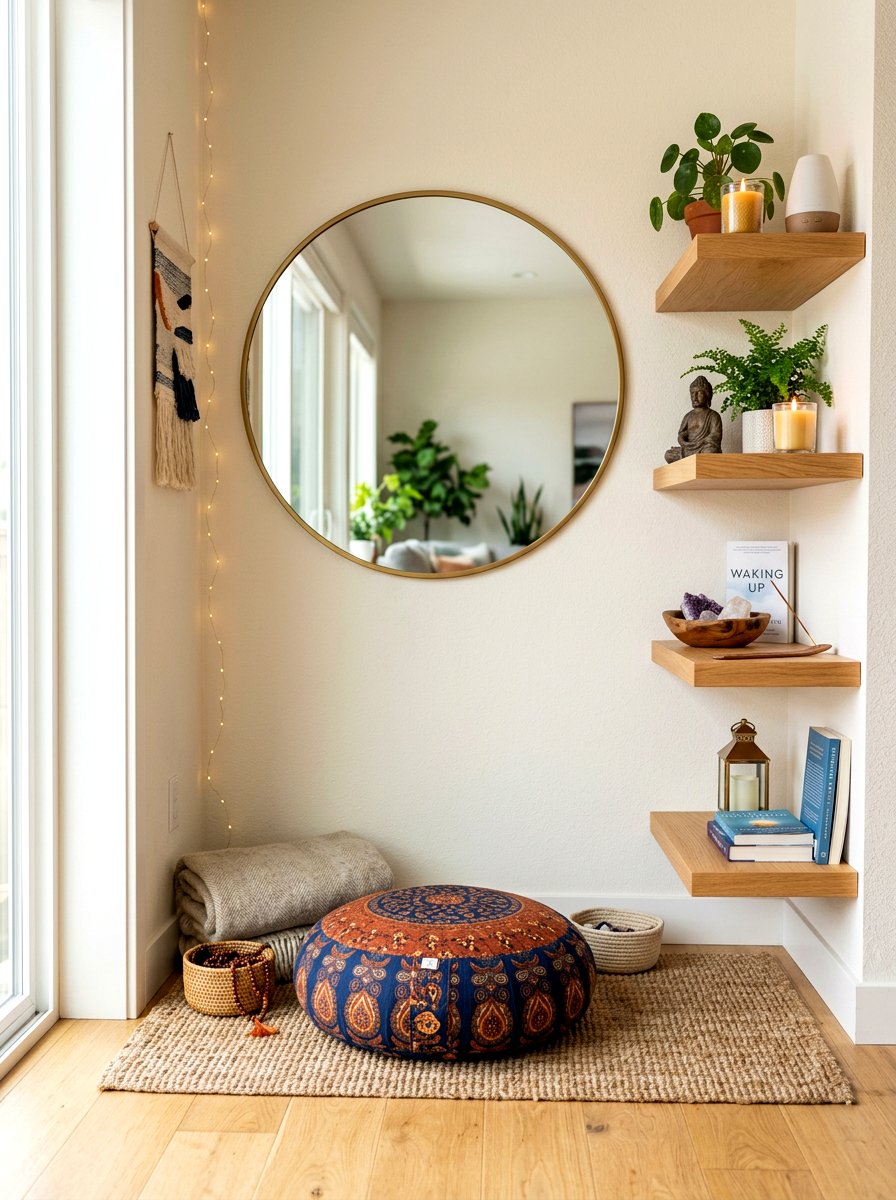Wall Meditation Nook - 30 meditation nook ideas