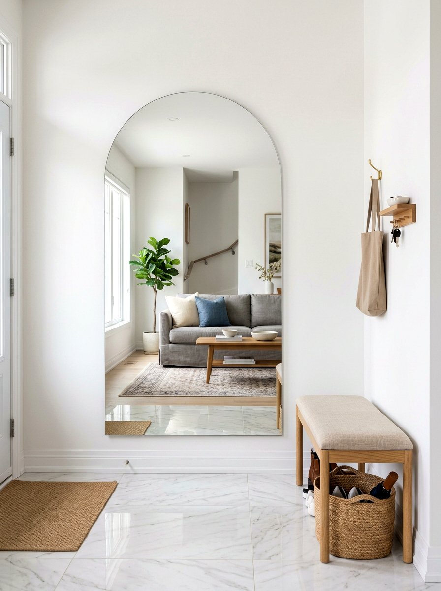 Wall Mirror Decor - 30 hallway decor ideas