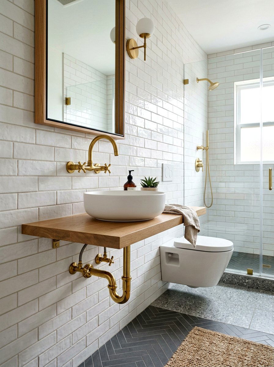 Wall Mount Bridge Faucet - 30 bridge faucet bathroom ideas