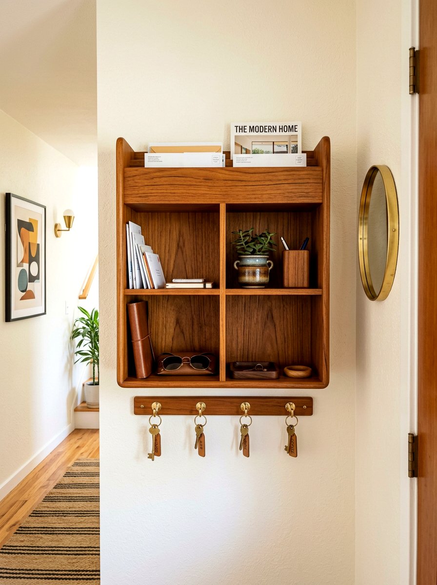 Wall Mounted Cubby Organizer - 30 entry cubby ideas