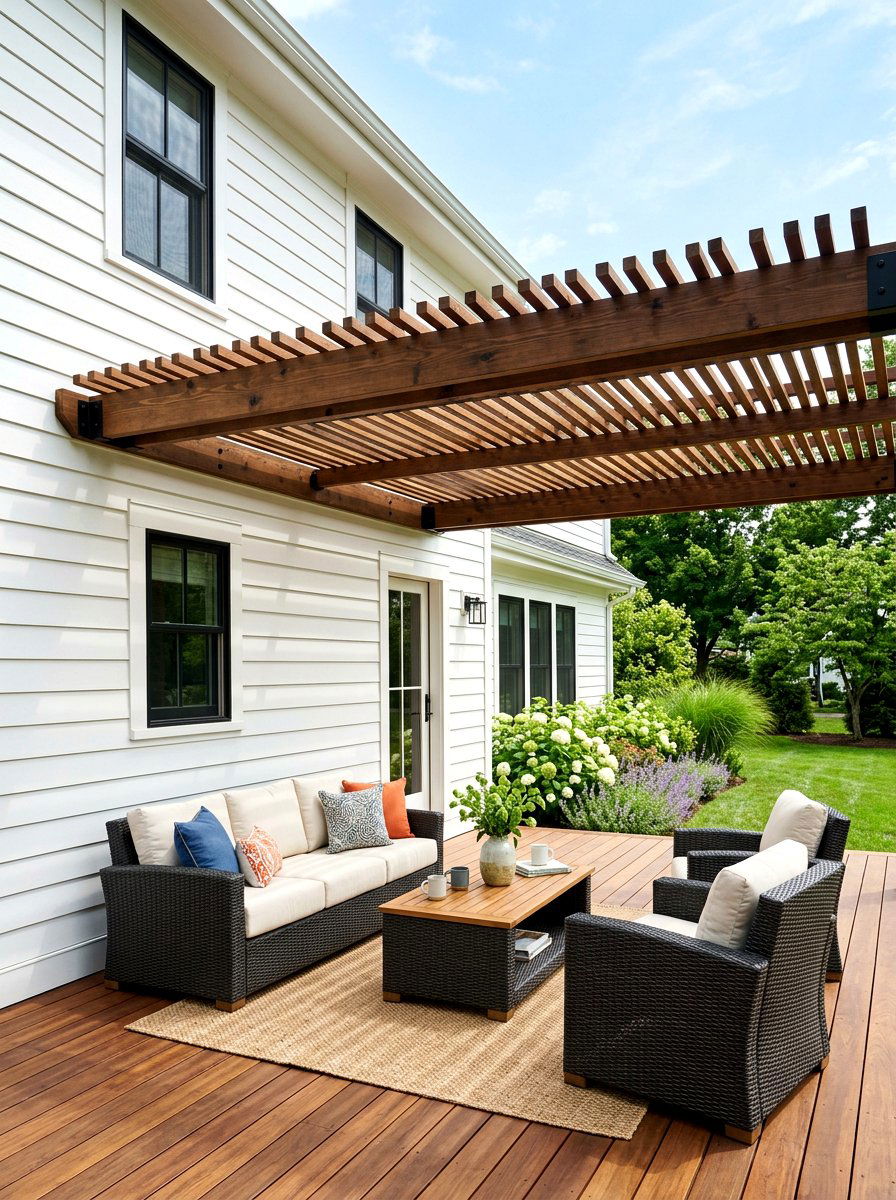 Wall Mounted Deck Pergola - 30 budget pergola ideas