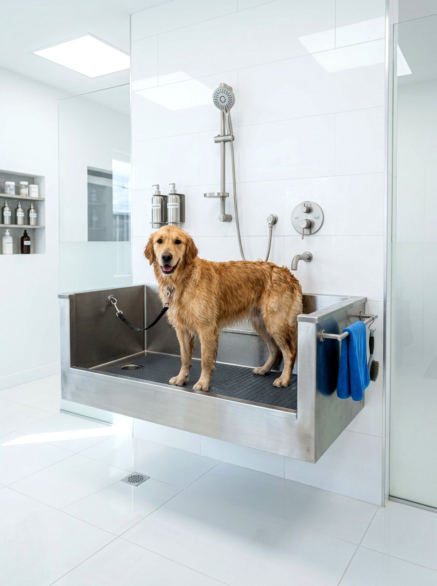 Wall Mounted Dog Shower - 30 dog wash station ideas luxury