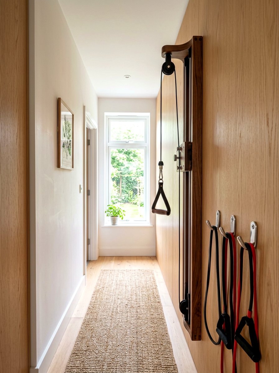 Wall Mounted Equipment - 30 small home gym ideas