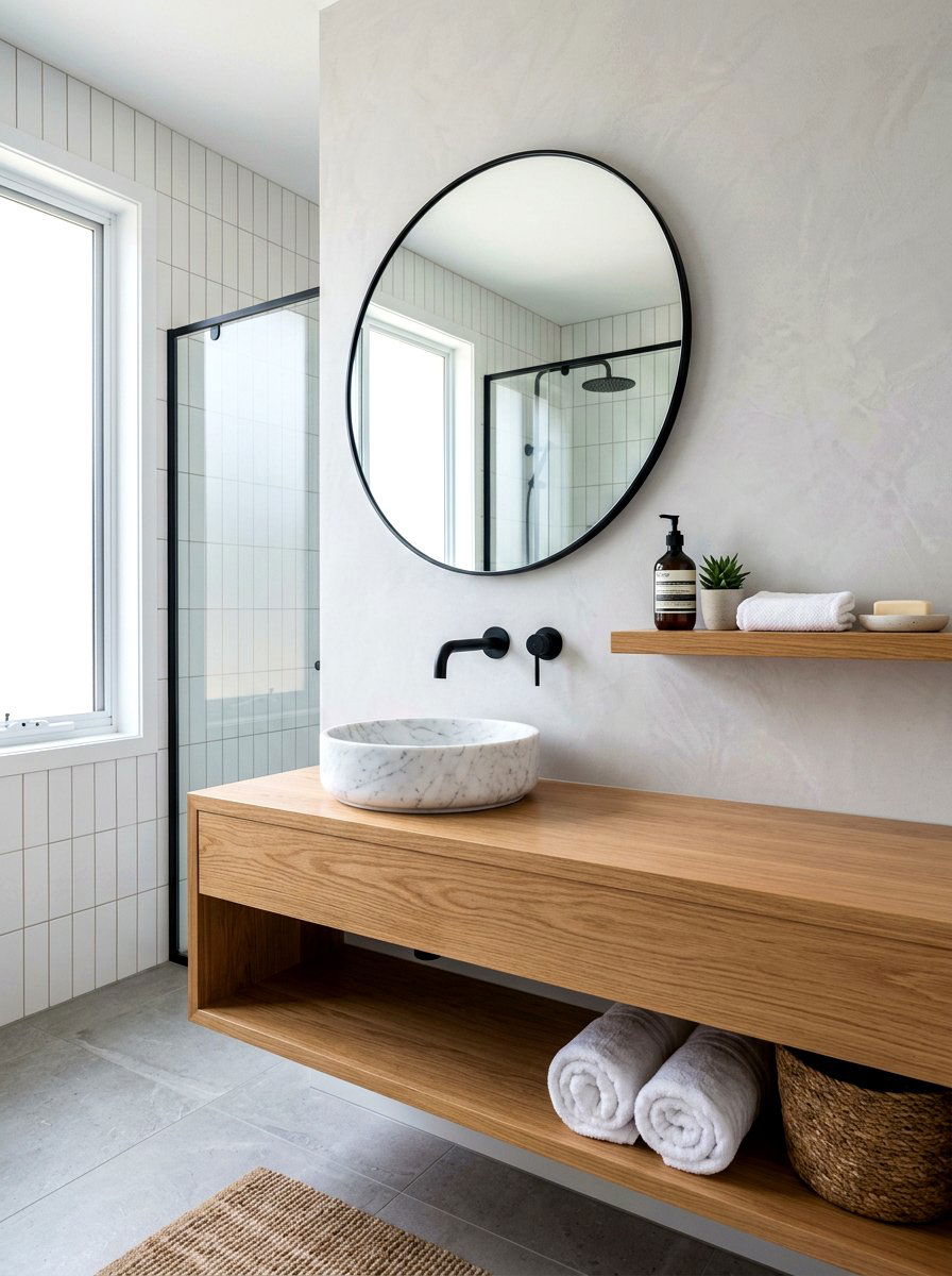 Wall Mounted Faucet - 30 modern bathroom ideas