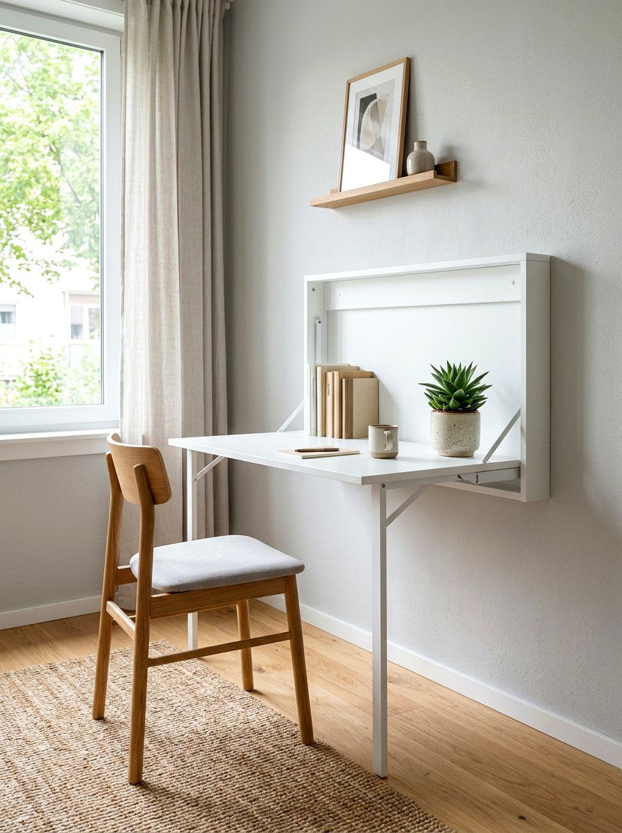 Wall Mounted Fold Down Desk - 30 fold down desk ideas
