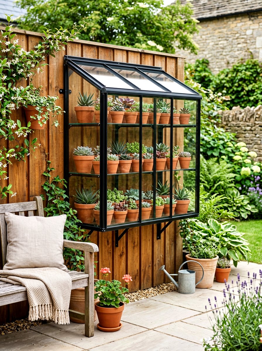Wall Mounted Greenhouse - 30 small greenhouse ideas