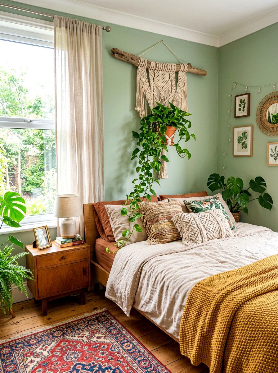 Wall Mounted Macrame Plant Holder - 30 macrame plant hanger ideas