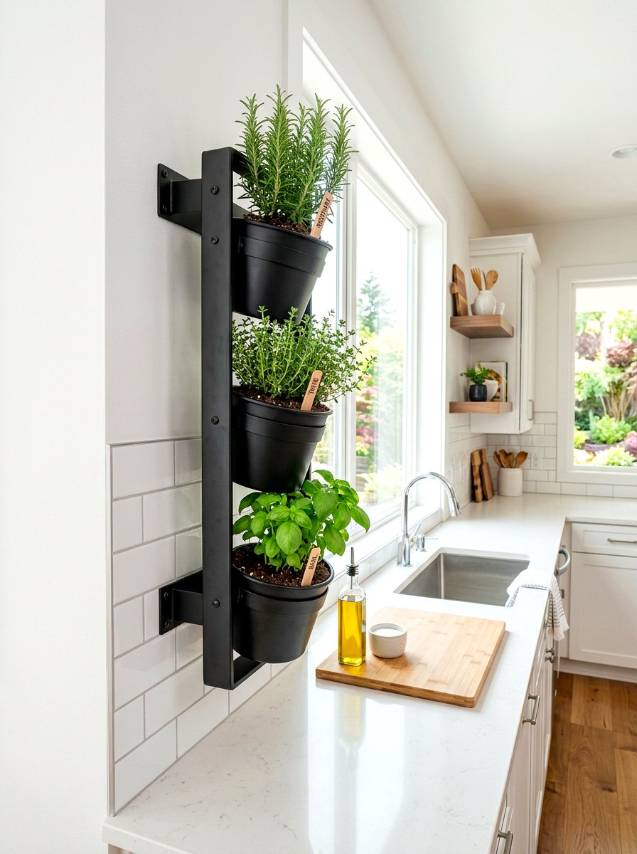 Wall Mounted Metal Sconce Planter - 30 metal planter ideas