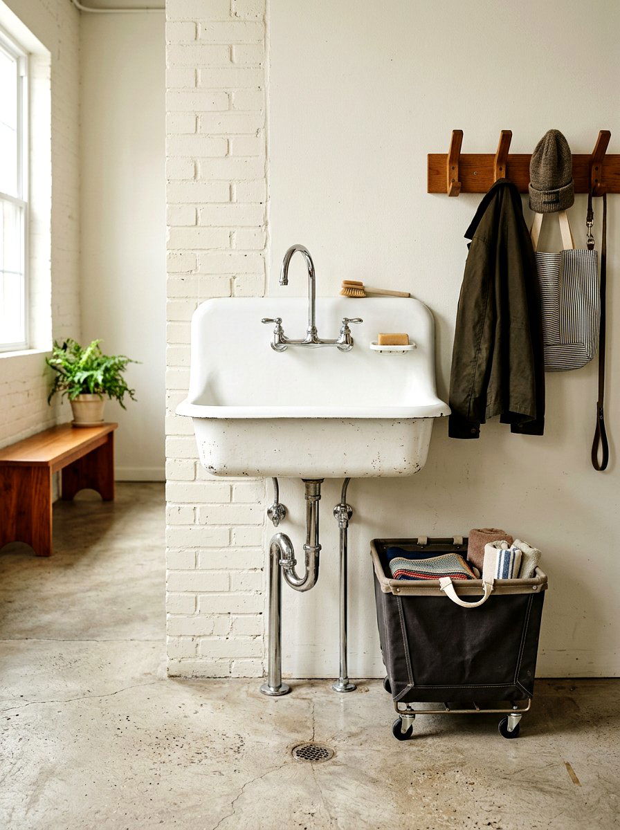 Wall Mounted Mudroom Sink - 30 mudroom laundry sink ideas