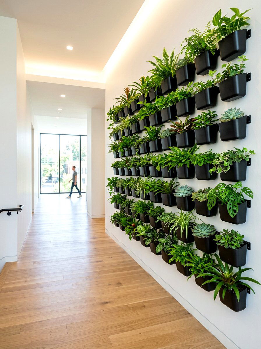 Wall Mounted Planter - 30 indoor garden ideas