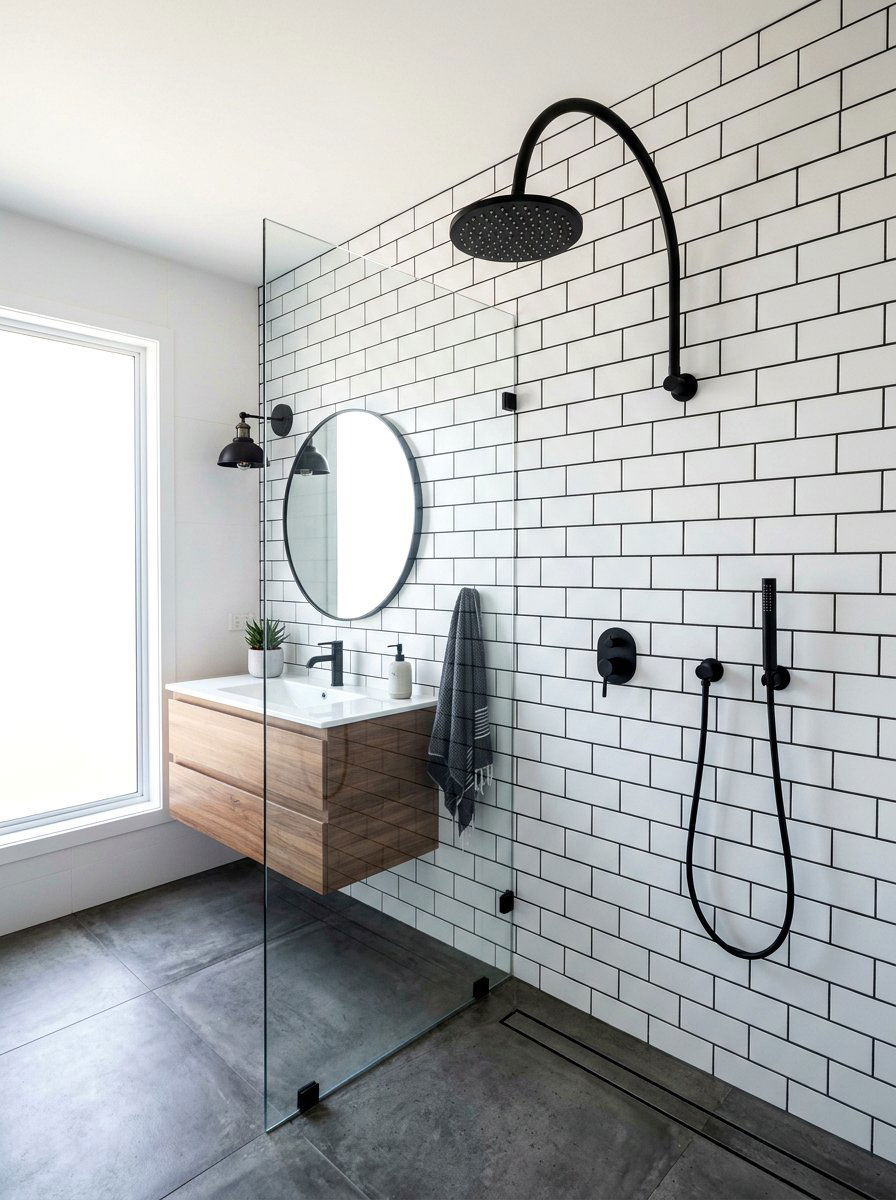 Wall Mounted Rain Shower - 30 rain shower bathroom ideas