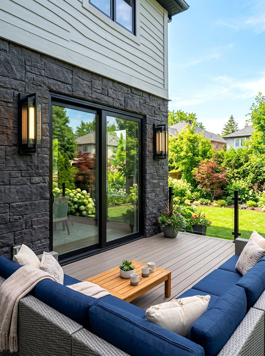 Wall Mounted Sconces - 30 deck lighting ideas