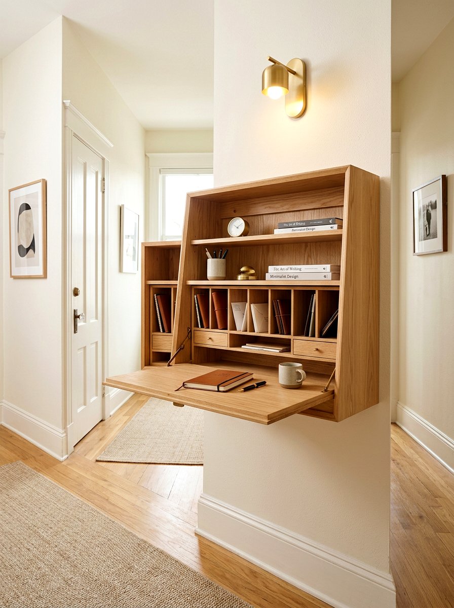 Wall Mounted Secretary Desk - 30 wall desk ideas