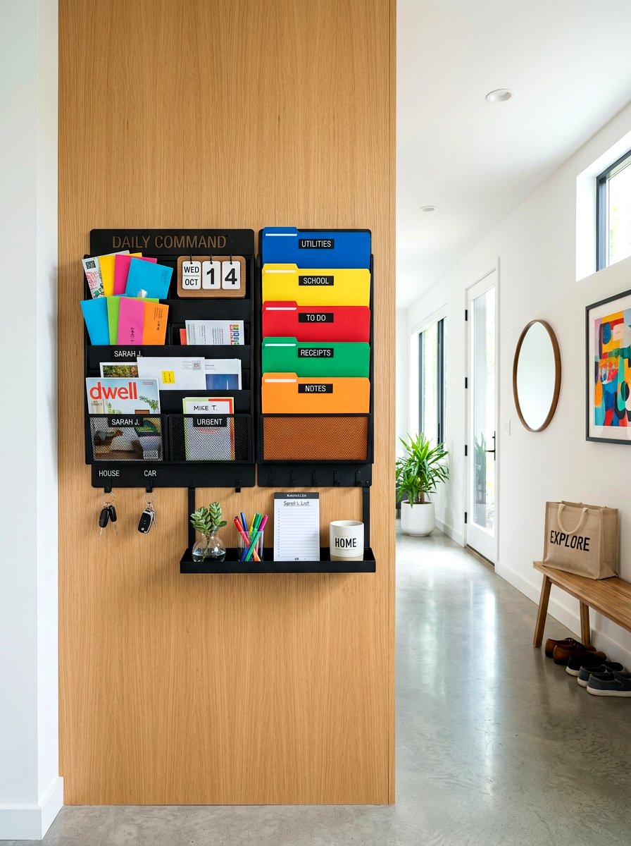Wall Pocket Organizers - 30 file cabinet alternatives ideas