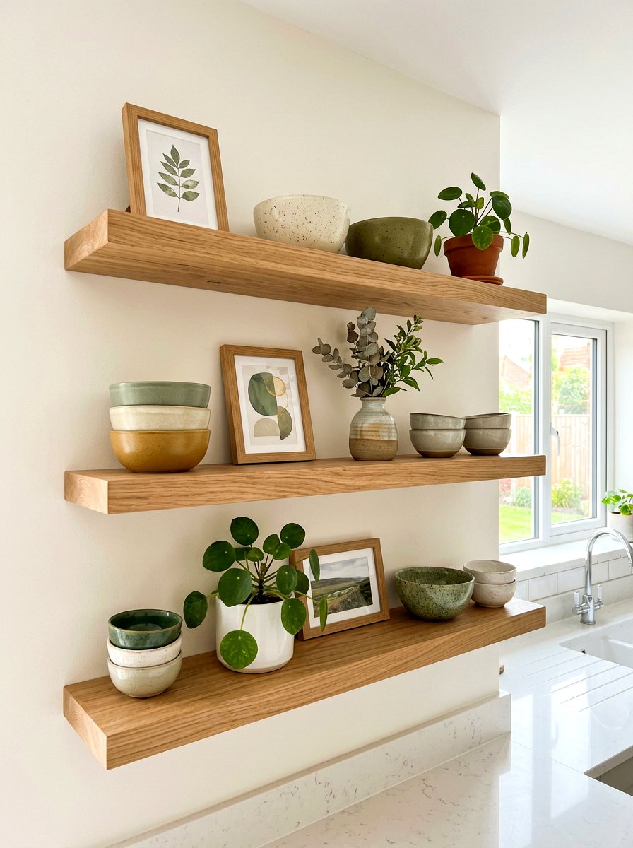 Wall Shelf Arrangement - 30 camera ready home styling ideas
