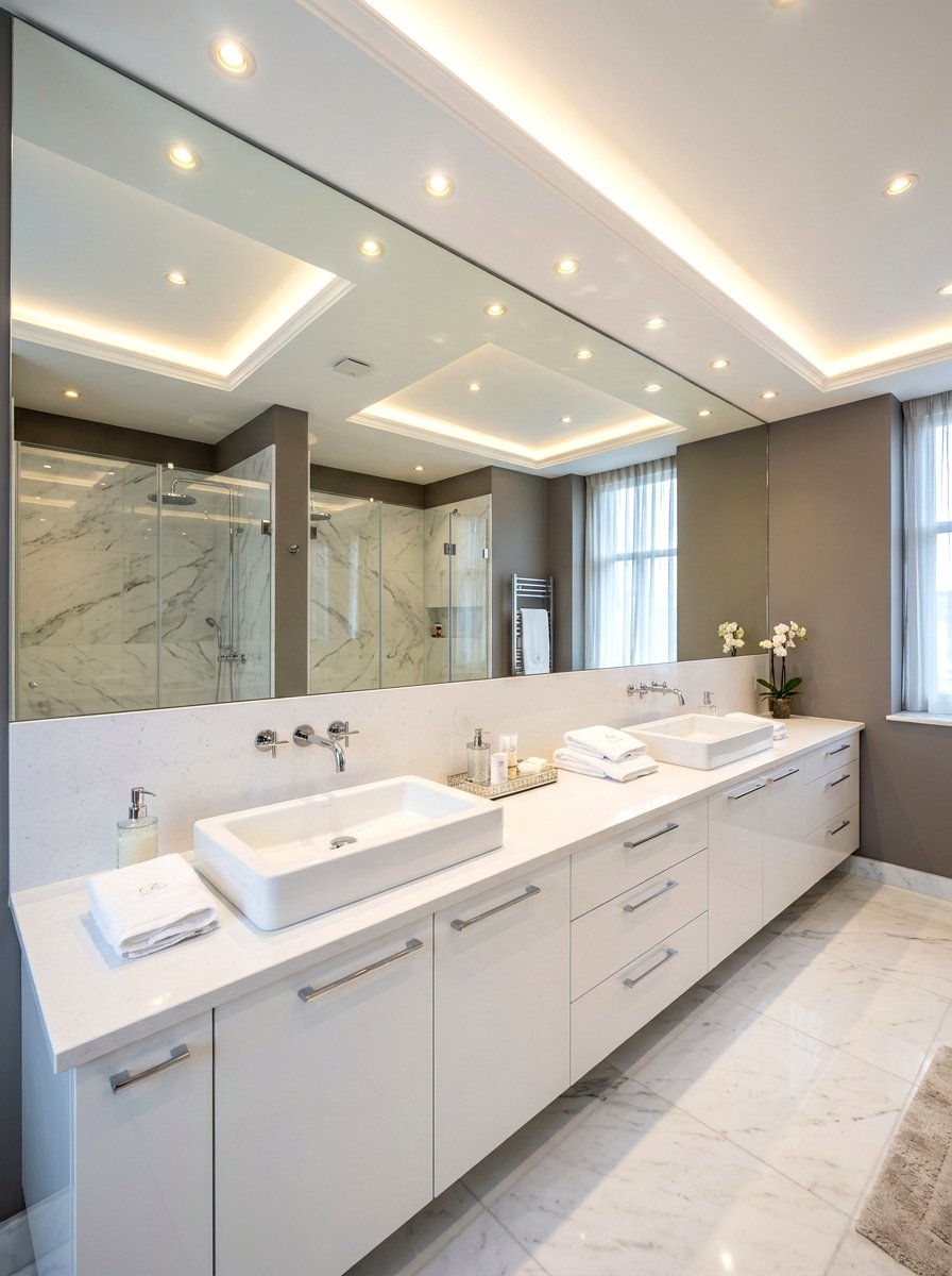 Wall To Wall Bathroom Mirror - 30 bathroom mirror ideas
