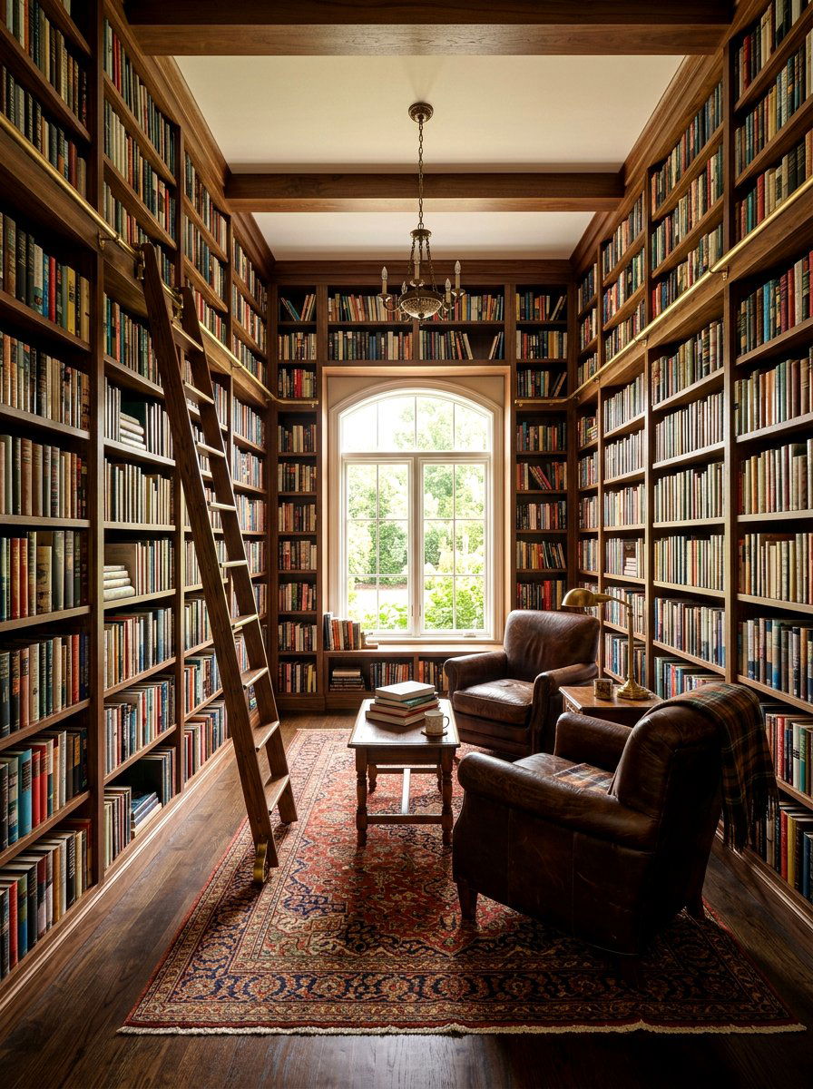 Wall To Wall Bookshelf Room - 30 reading den ideas