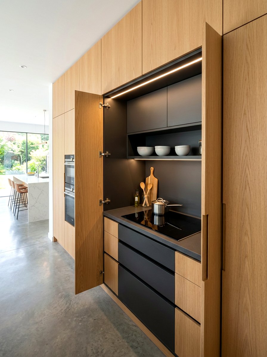 Wall hidden prep kitchen - 30 hidden prep kitchen ideas