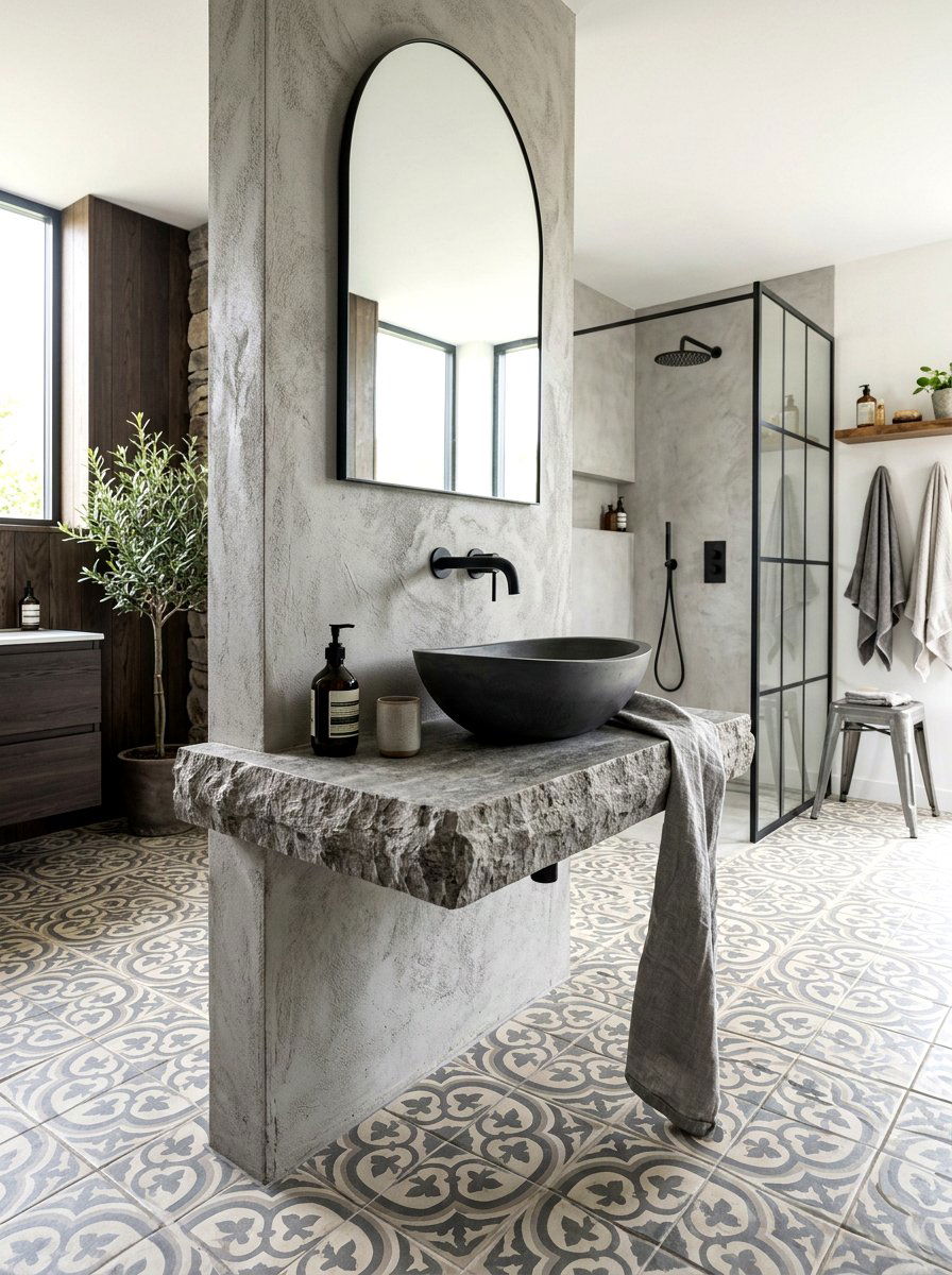 Wall mount vessel sink - 30 vessel sink powder room ideas