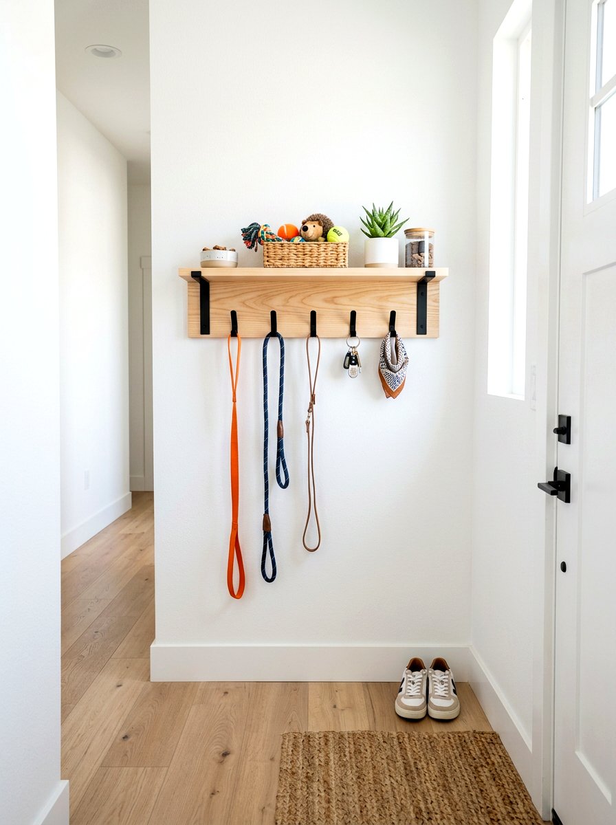 Wall mounted pet toy shelf - 30 pet toy basket ideas