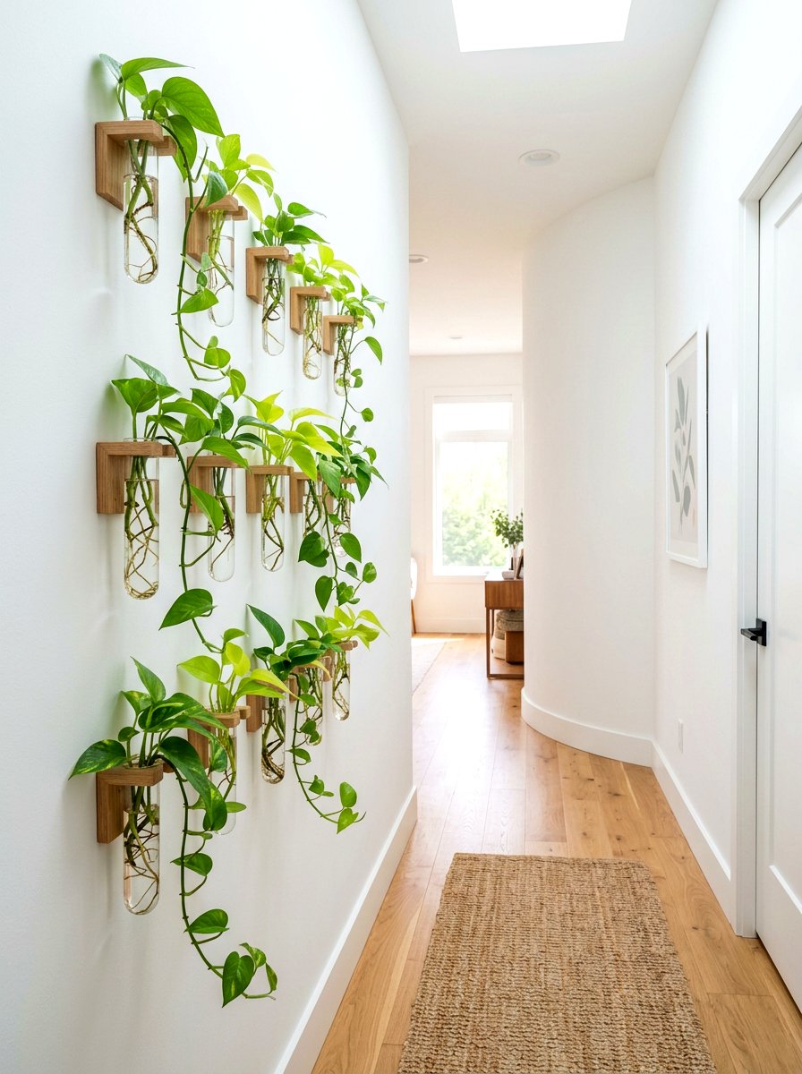 Wall mounted propagation tubes - 30 plant propagation station ideas