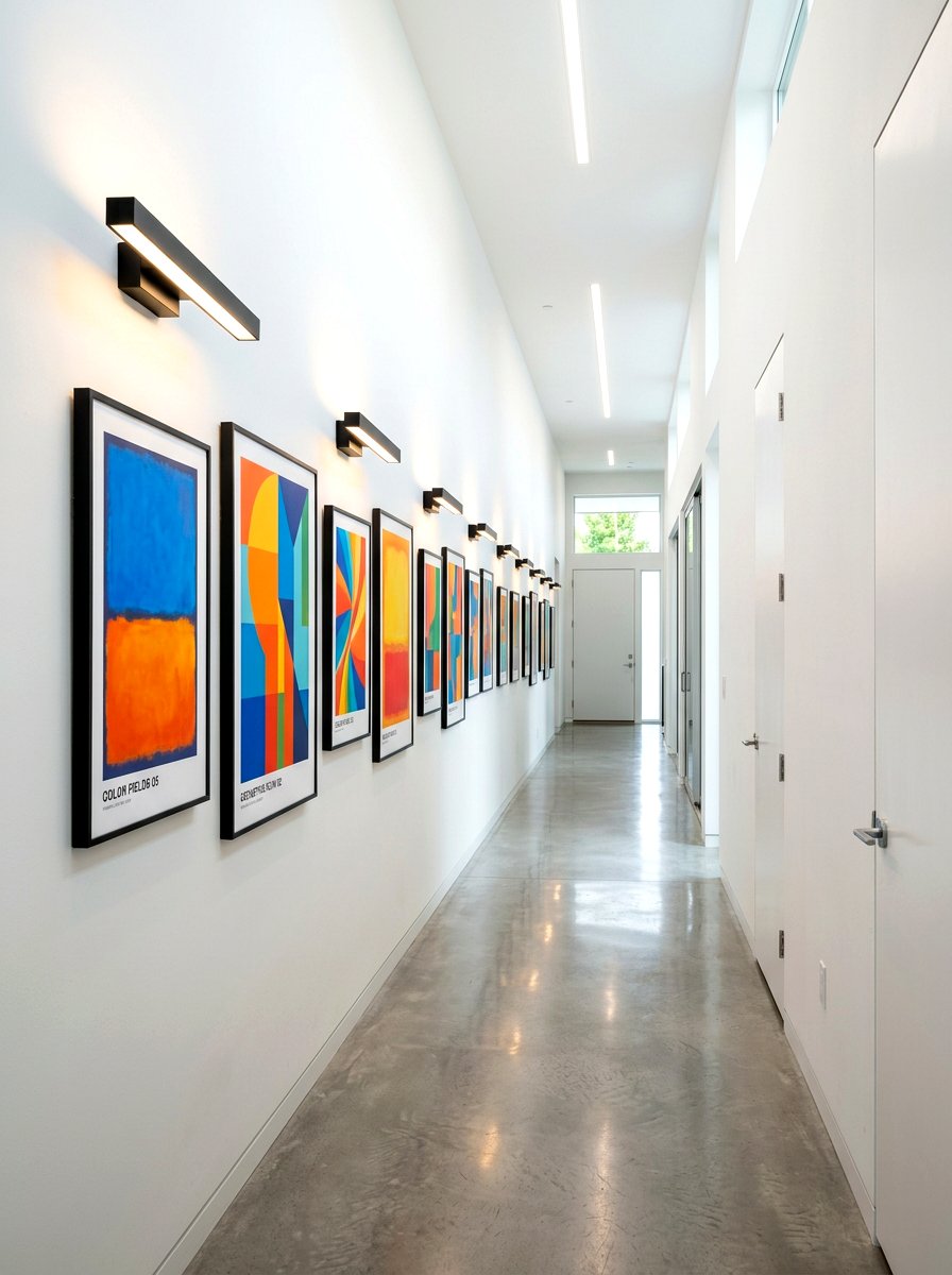 Wall sconce art - 30 long wall decor ideas