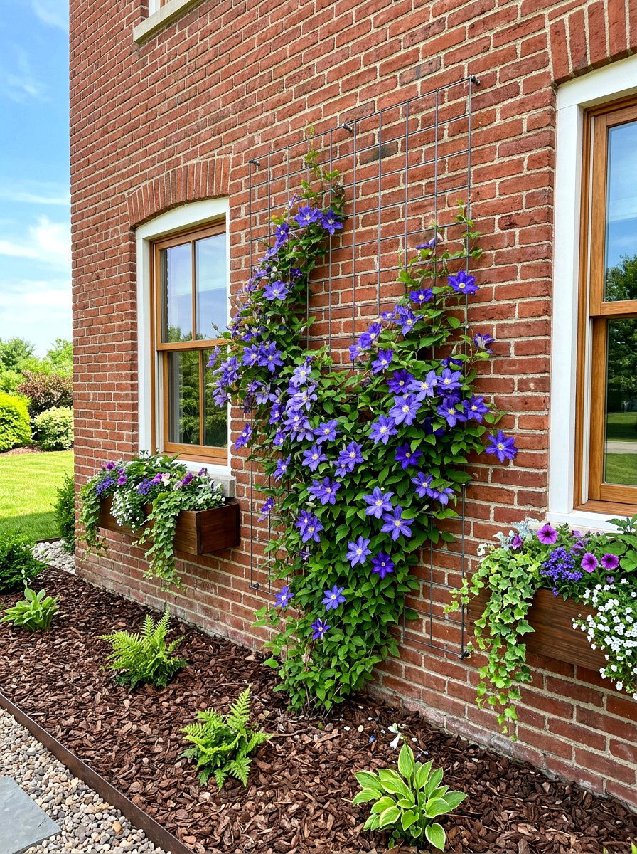 30 Clematis Trellis Ideas to Grow Stunning Vertical Blooms