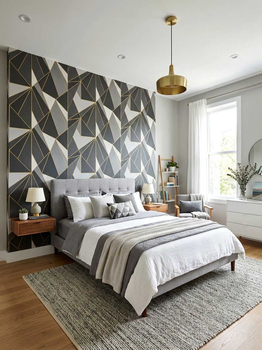 Wallpaper Accent Bedroom - 30 Pinterest kids room ideas
