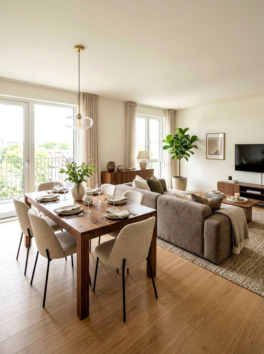 Walnut Dining Living Room Combo Mushroom Decor - 30 mushroom and walnut living room ideas