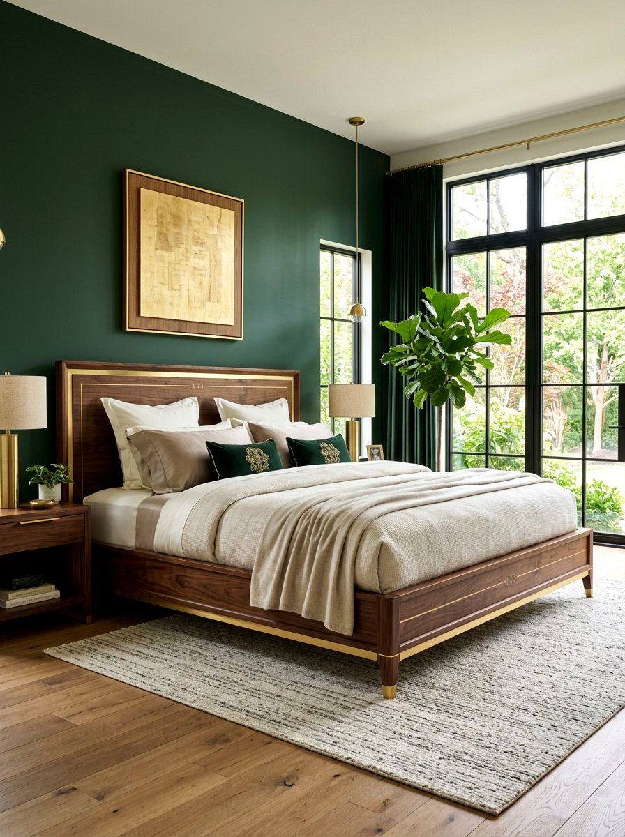 Walnut Platform Bed Frame - 30 platform bed ideas