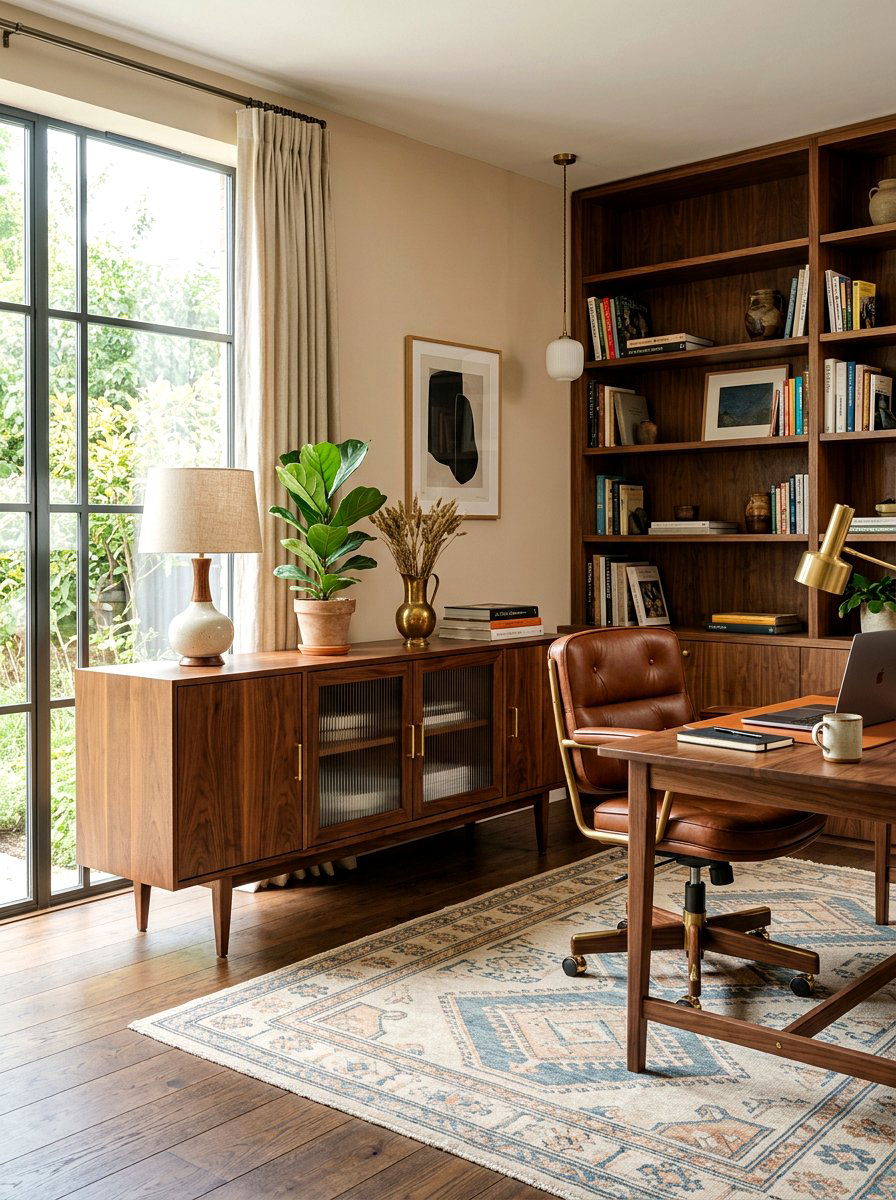 Walnut Sideboard With Reeded Glass Doors - 30 ribbed glass cabinet ideas