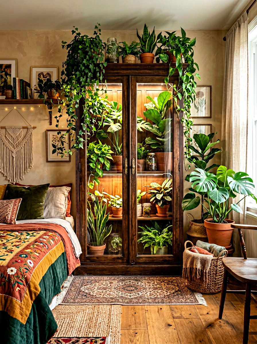 Wardrobe Greenhouse Cabinet - 30 mini greenhouse ideas