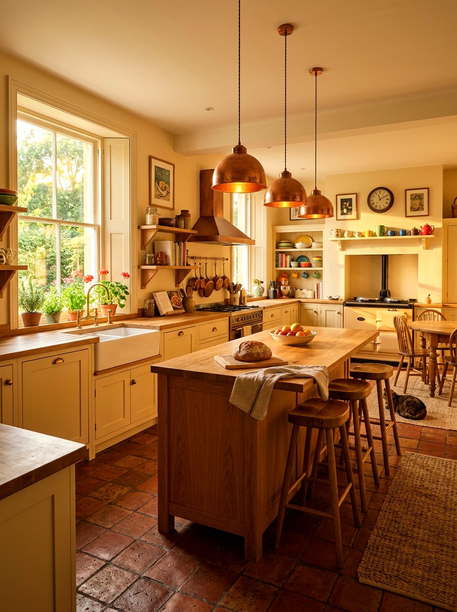 Warm Cream Kitchen - 30 cream kitchen cabinet ideas