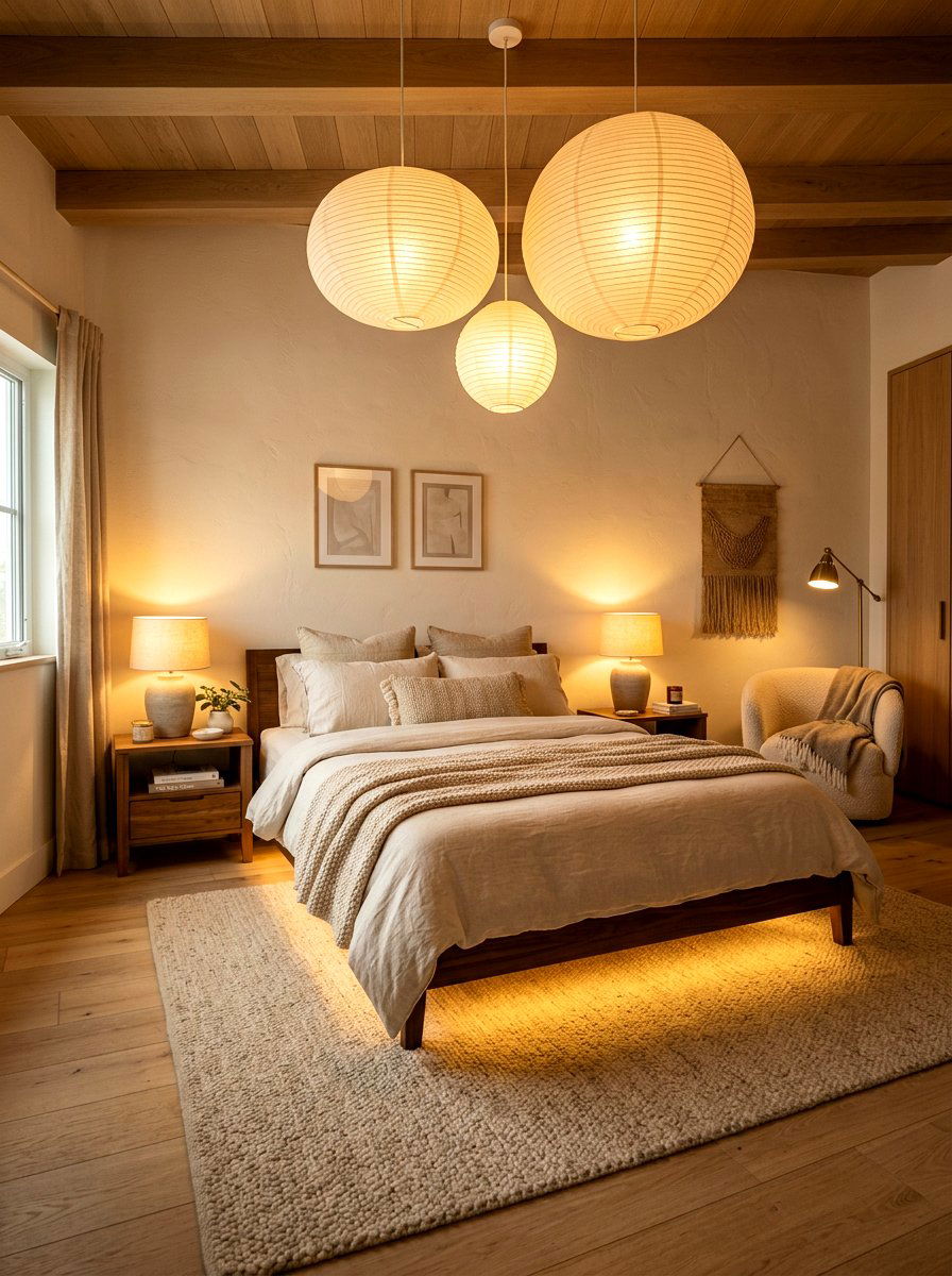 Warm Dimmer Lighting - 30 quiet room decor ideas