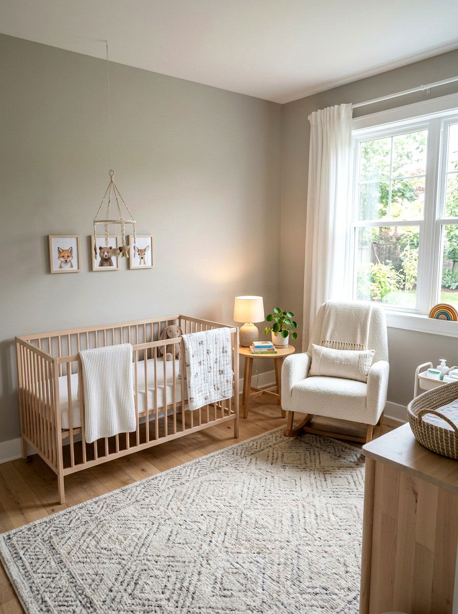 Warm Gray Nursery - 30 warm neutral paint ideas
