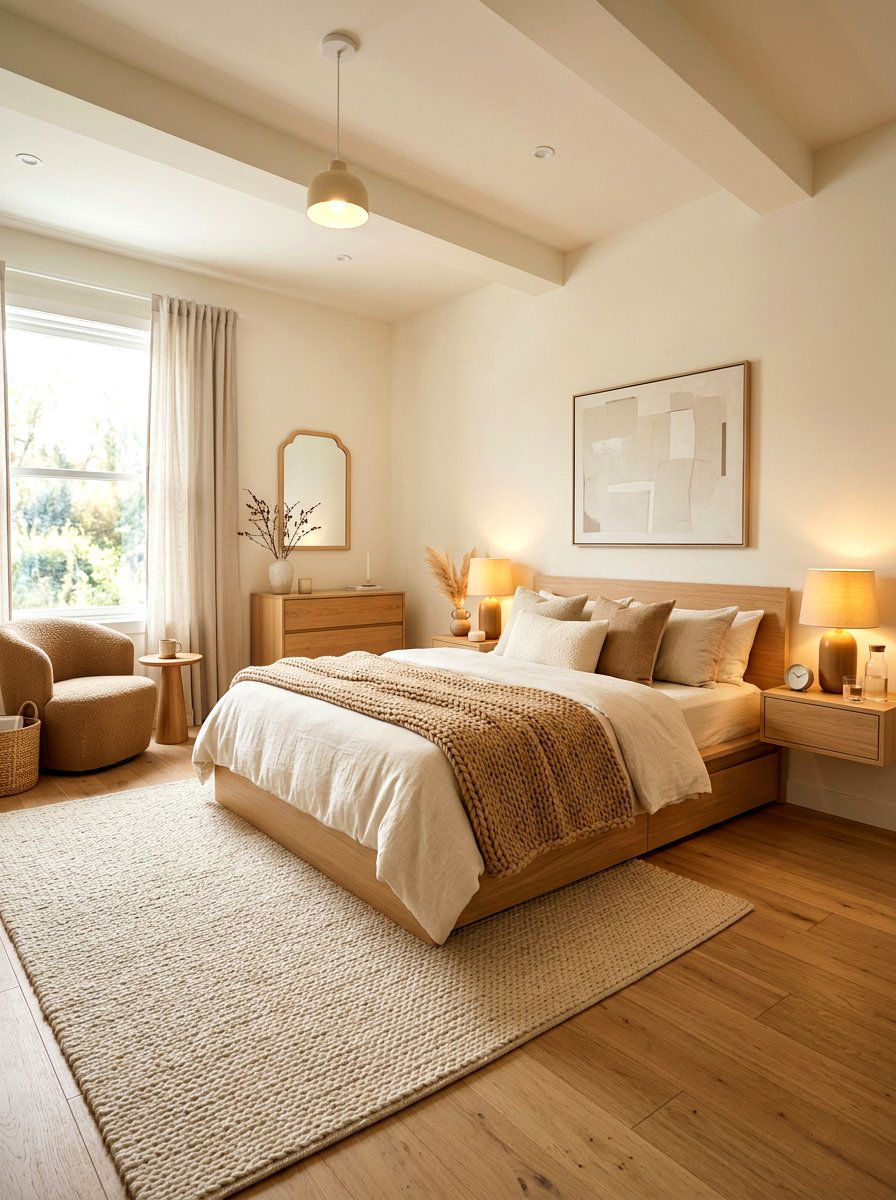 Warm Minimalist Bedroom - 30 minimalist bedroom ideas