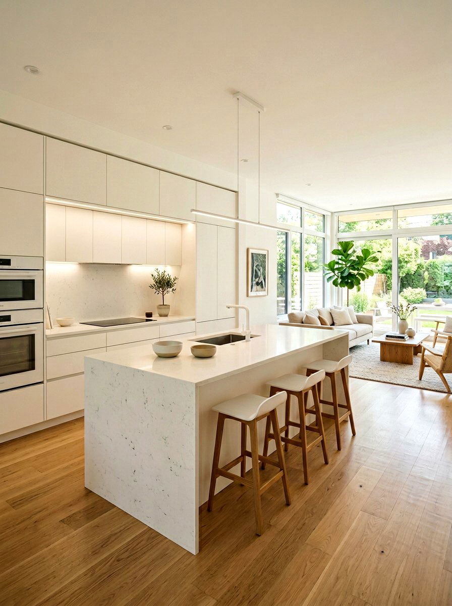 Warm White Kitchen Modern Minimalist - 30 warm white kitchen ideas