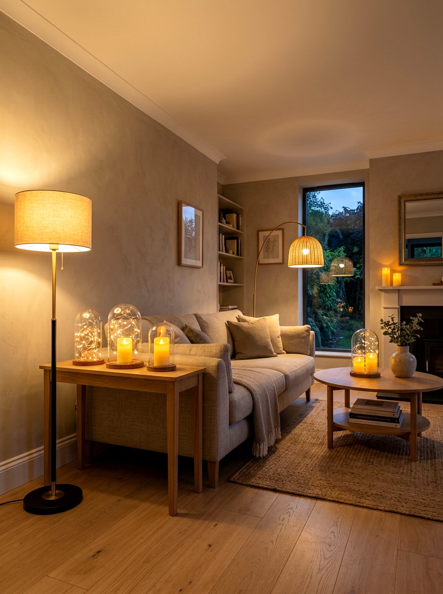 Warm White Lighting - 30 neutral holiday decor ideas