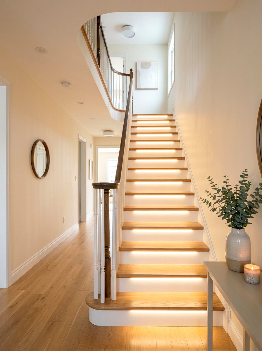 30 Stair Tread Lighting Ideas for Safer, Stunning Staircases