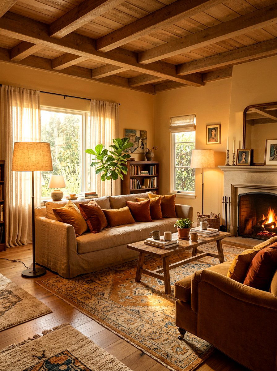 Warm beige living room - 30 beige living room ideas