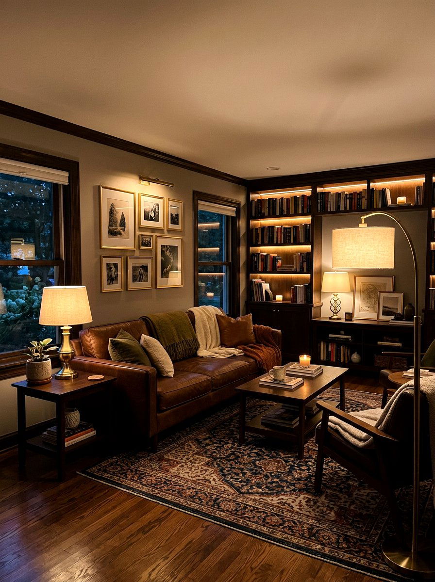 Warm lighting living room - 30 restorative living room ideas