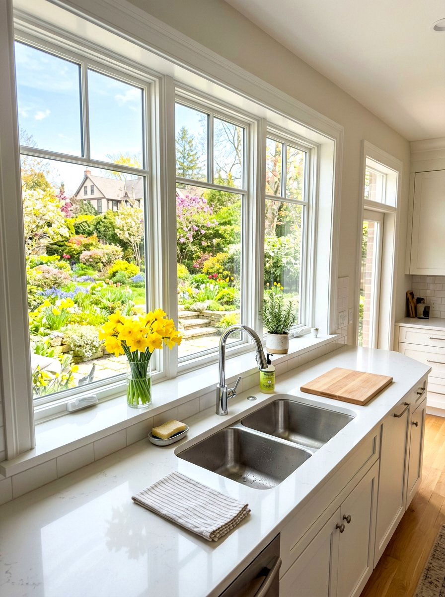 Wash Kitchen Windows - 30 spring kitchen reset ideas