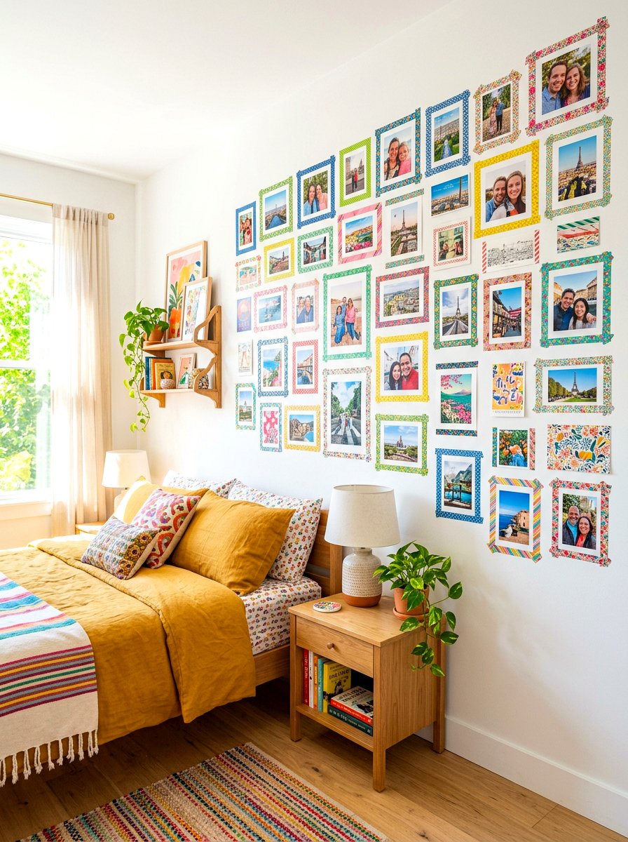 Washi Tape Gallery - 30 mood board wall ideas