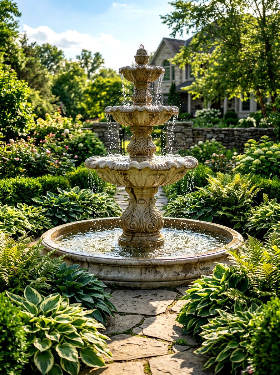 Water Feature - 30 sunny backyard ideas