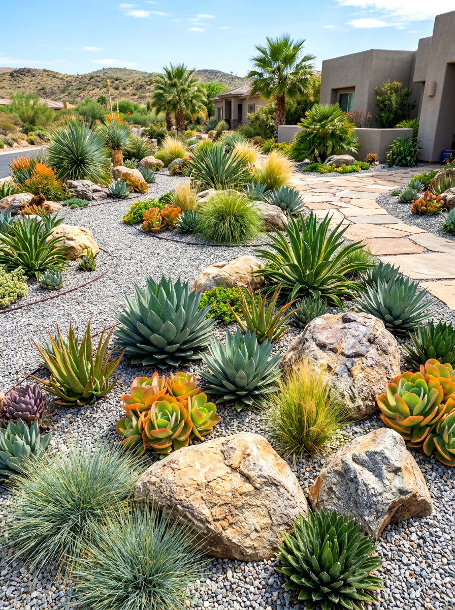 Water Wise Landscape - 30 Mediterranean backyard ideas