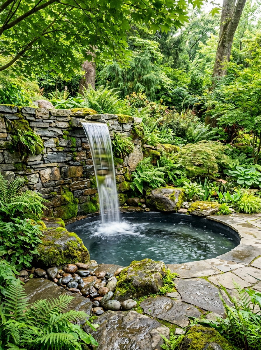 Waterfall Plunge Pool - 30 plunge pool ideas