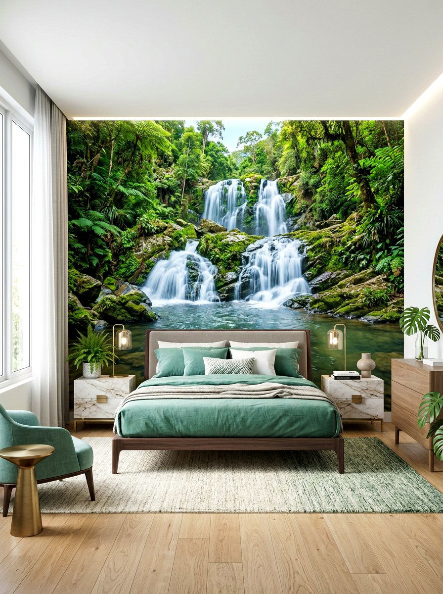 30 Landscape Mural Bedroom Ideas to Bring Nature Indoors