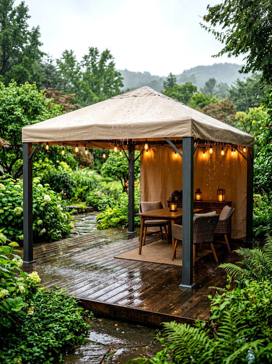 Waterproof Gazebo - 30 soft top gazebo ideas