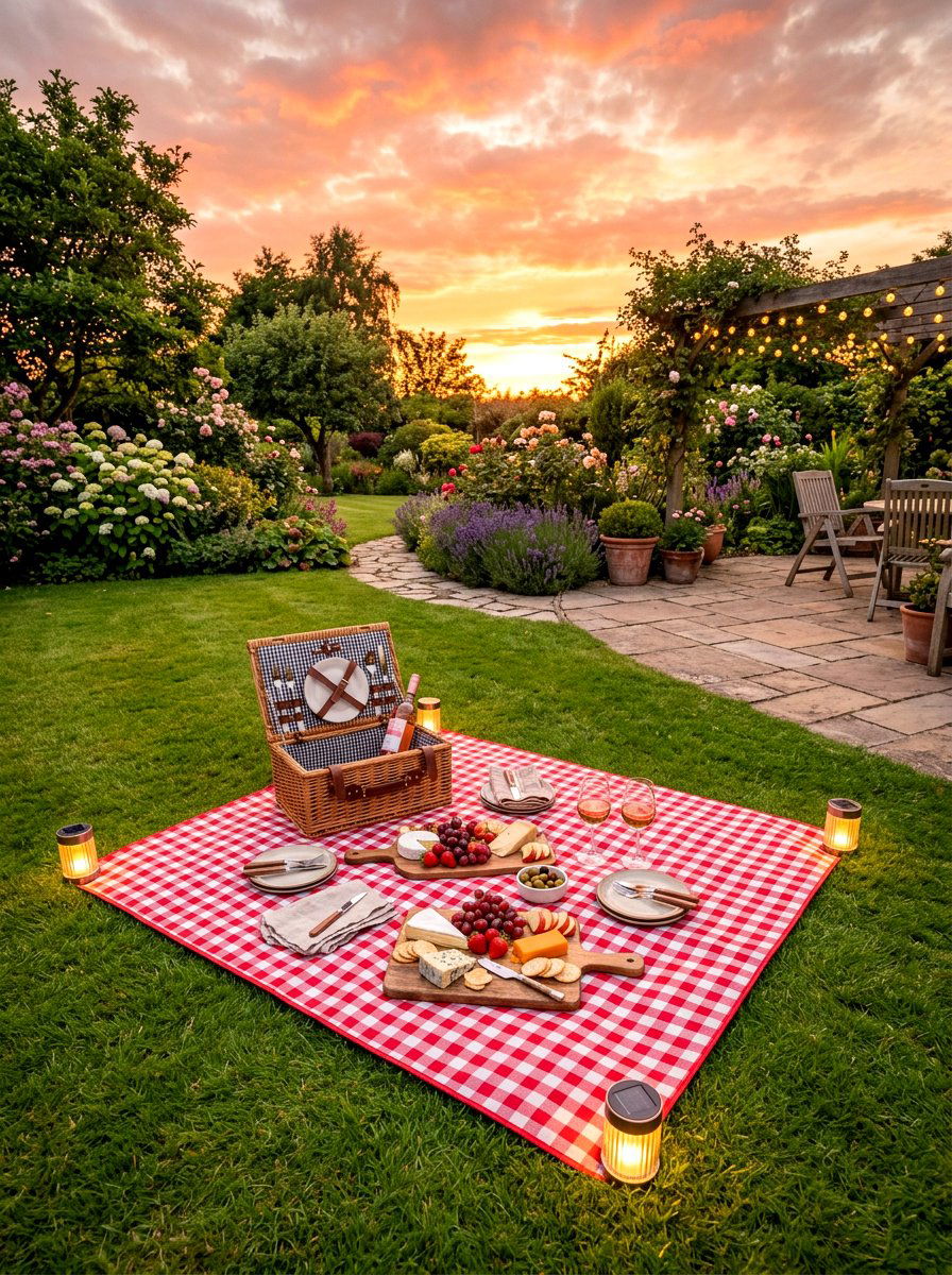 Waterproof Picnic Blanket - 30 patio date night ideas